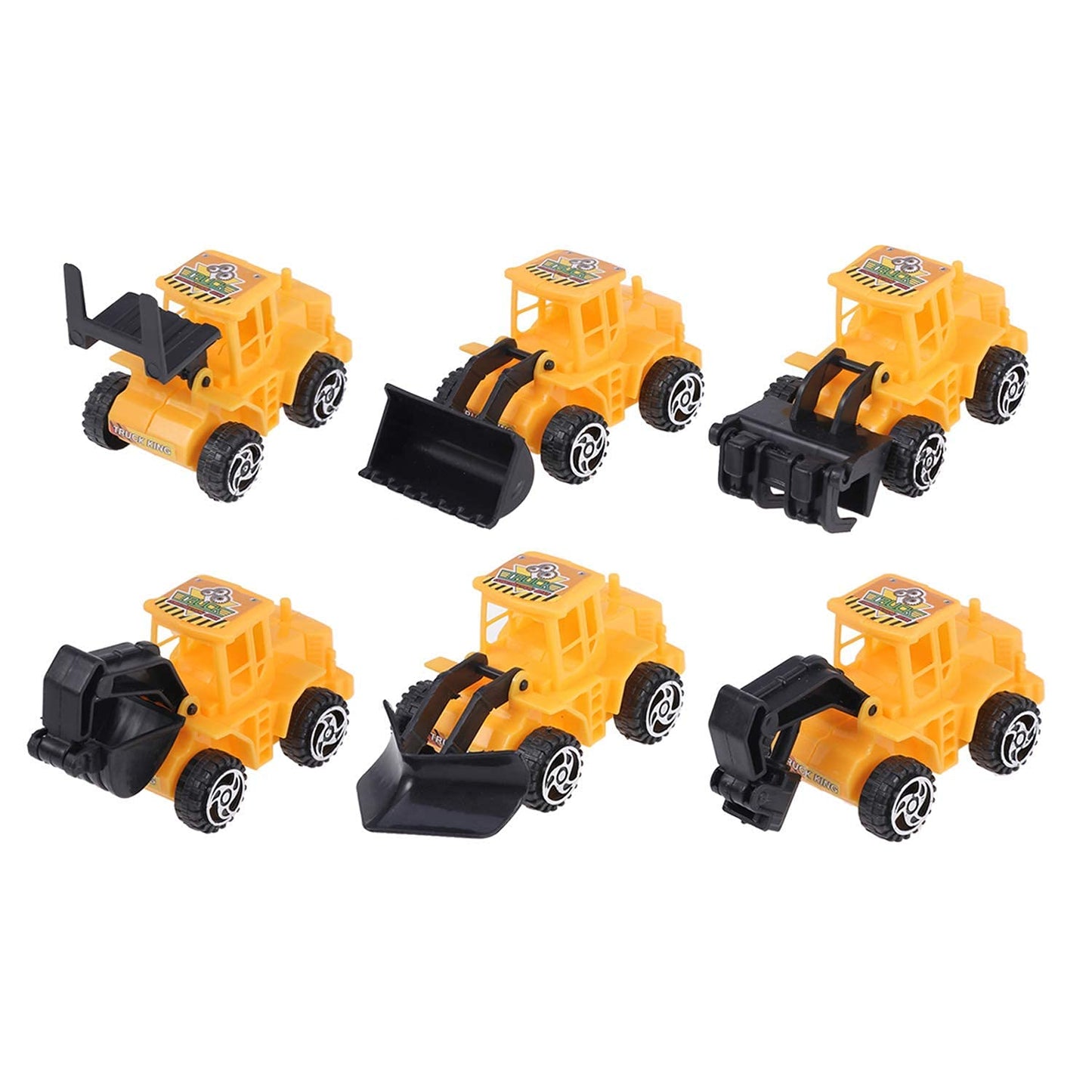 Construction Vehicles Cake Toy { Set Of 6 Piece }