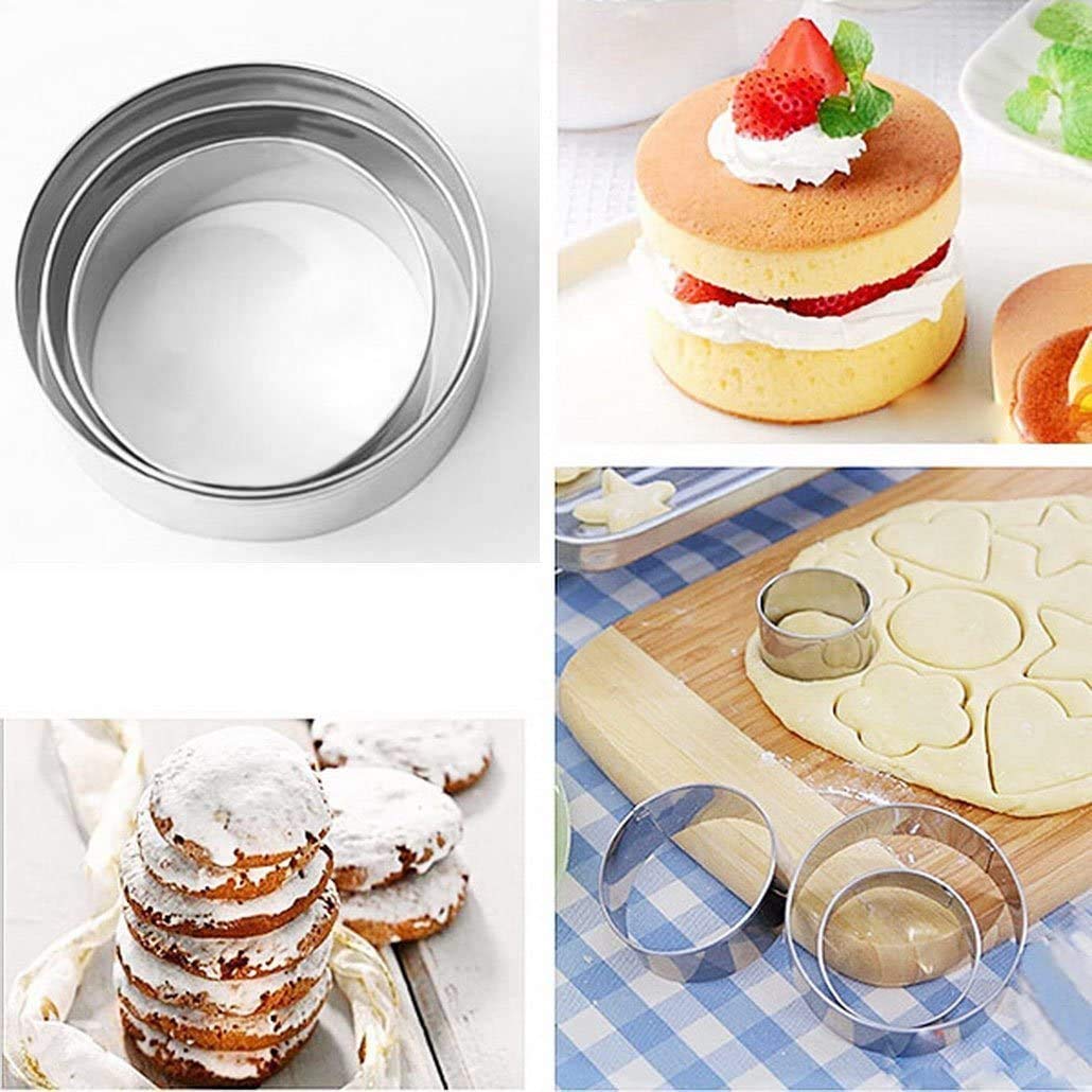 12 Pcs Stainless Steel Fondant And Cookie Cutter