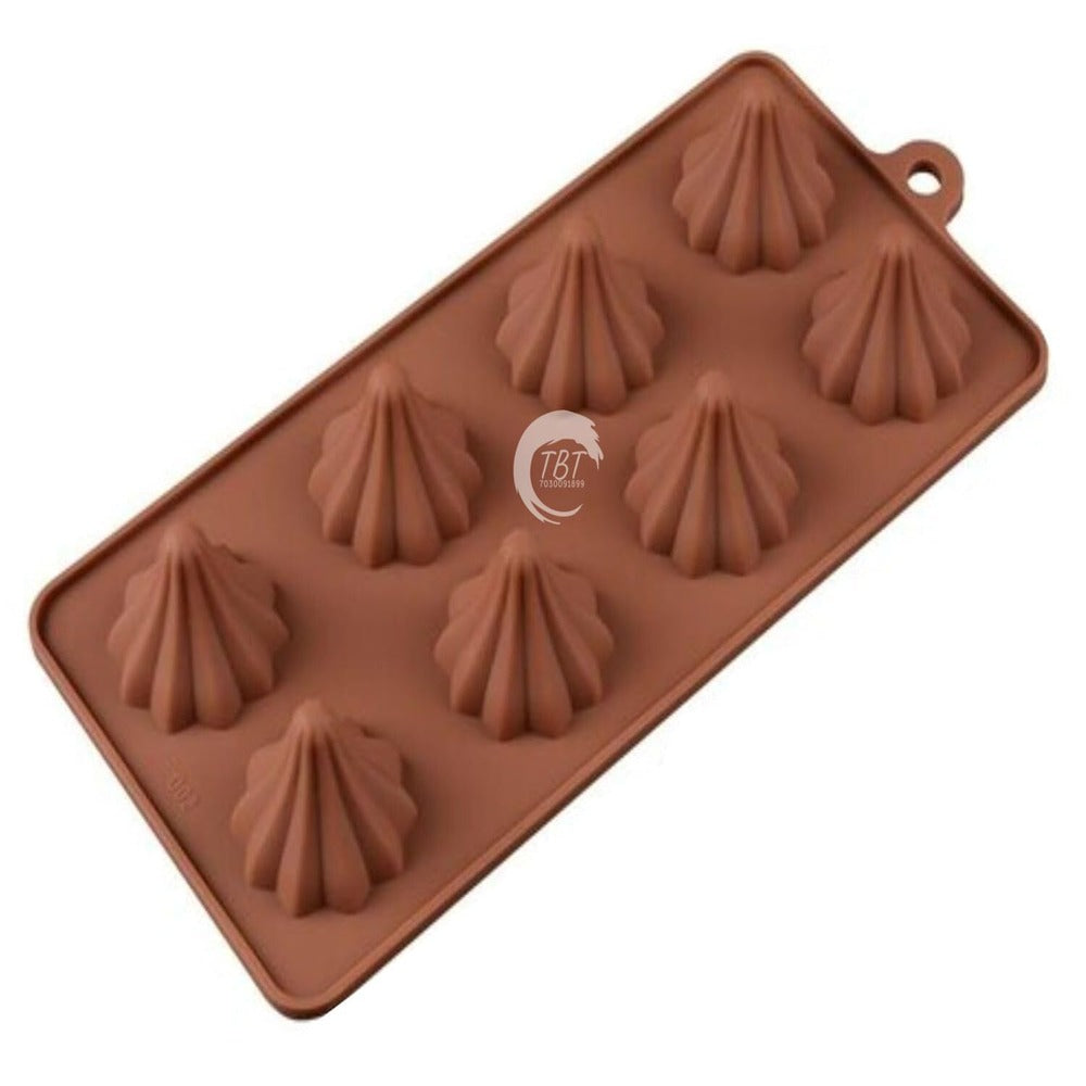 8 Cavity Silicone Modak Shape Chocolate Mold