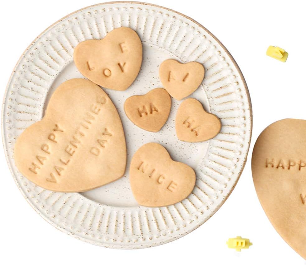 Alphabet Letter Number Fondant And Cookie Stamp Embosser