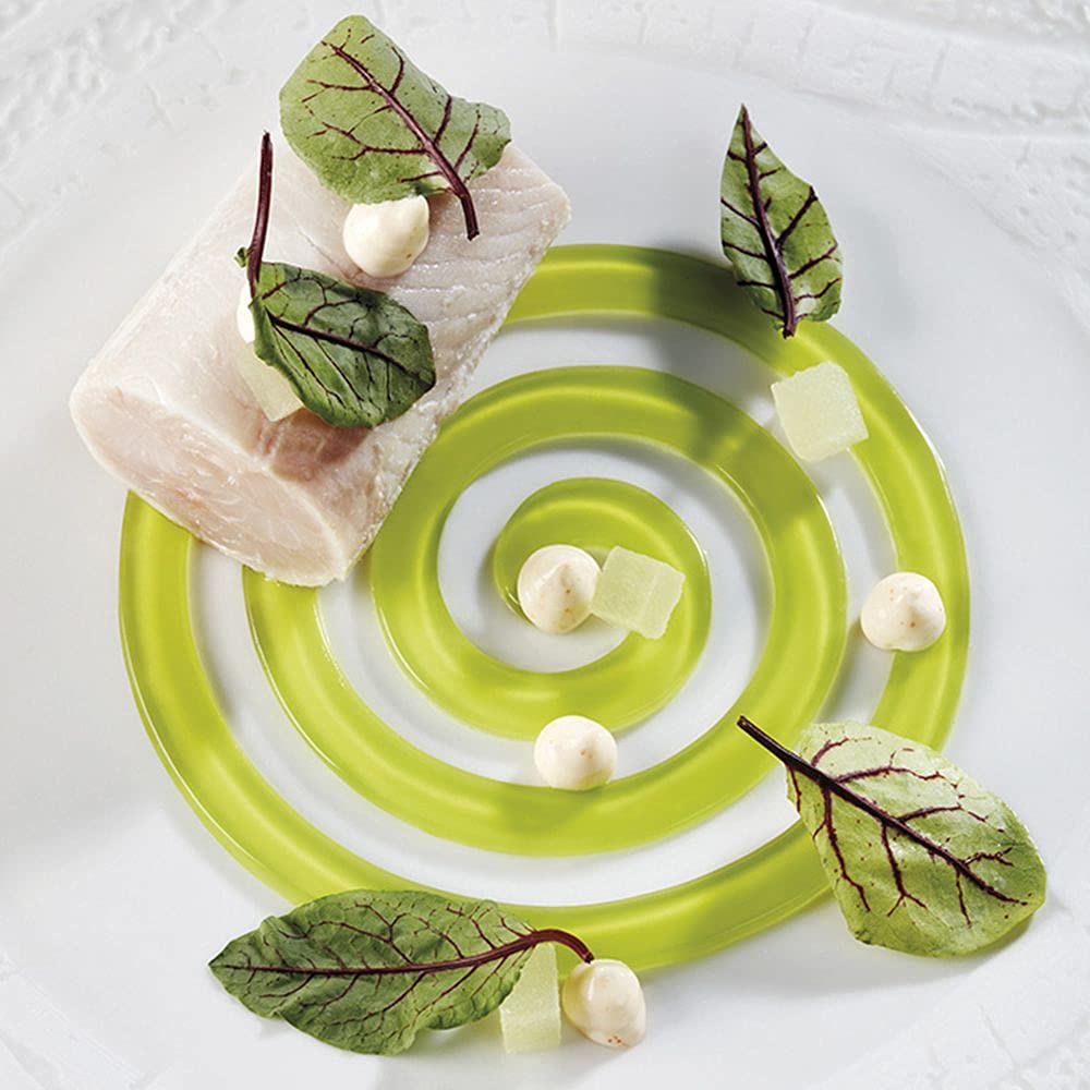 3 Cavity Circle Chakri Silicone Garnishing Sheet