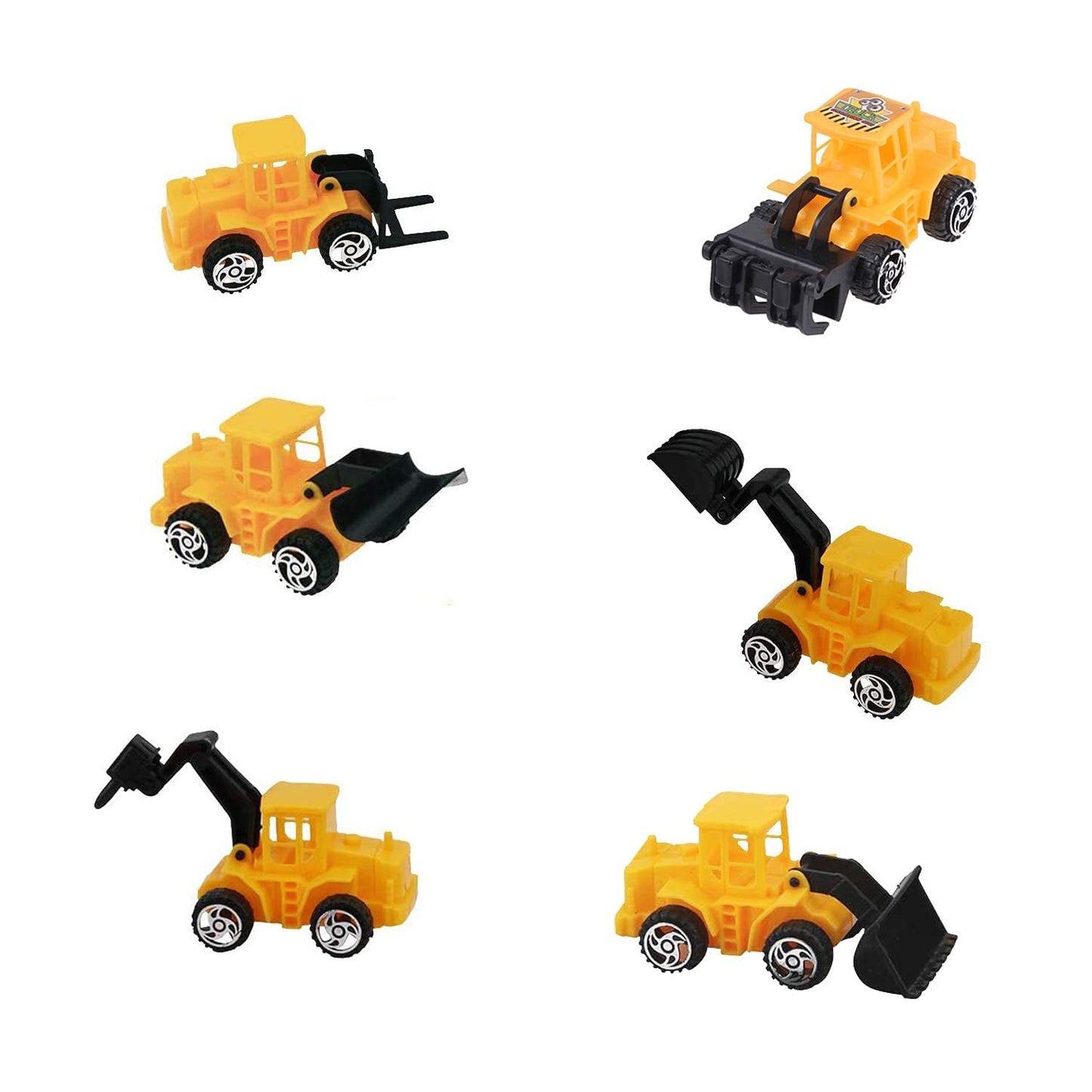 Construction Vehicles Cake Toy { Set Of 6 Piece }