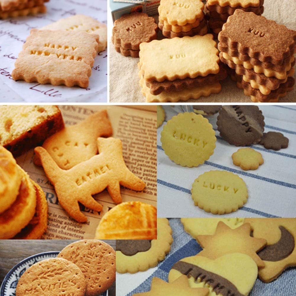 Alphabet Letter Number Fondant And Cookie Stamp Embosser