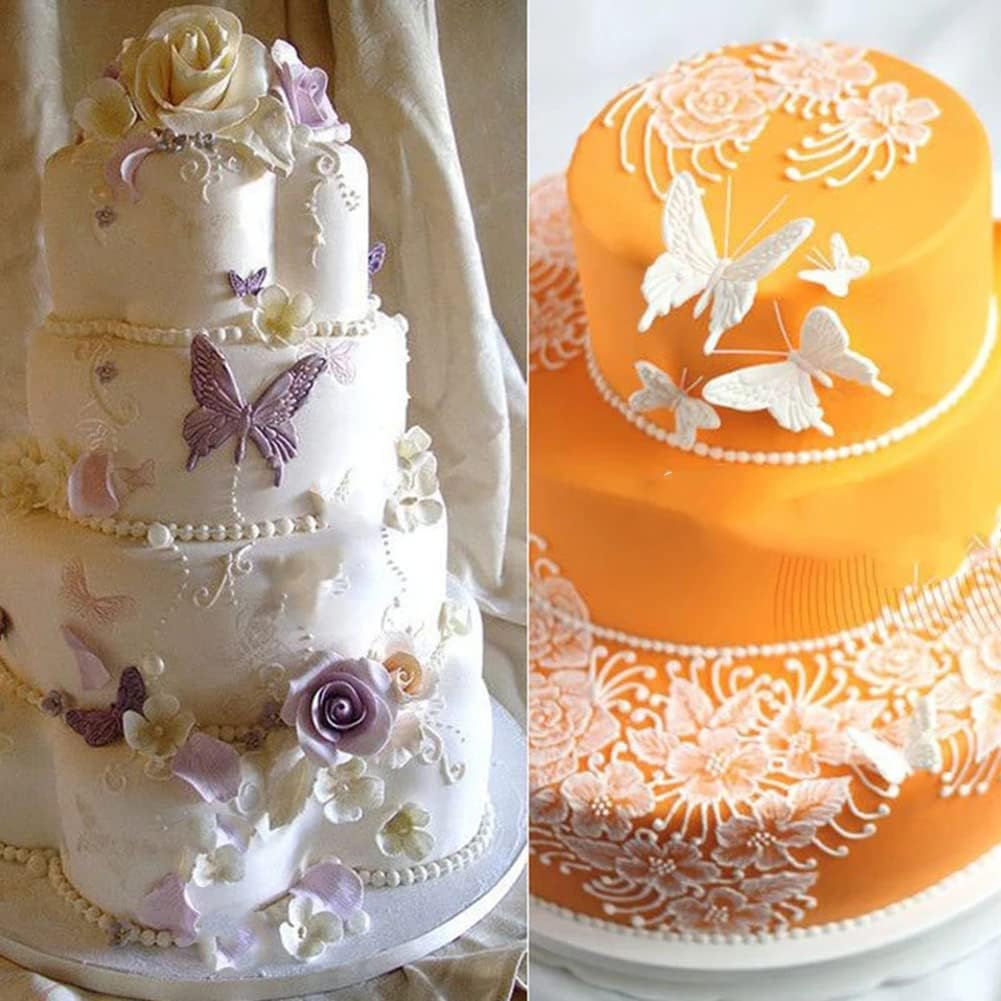 2 Pcs Butterfly Cookie And Fondant Cutter