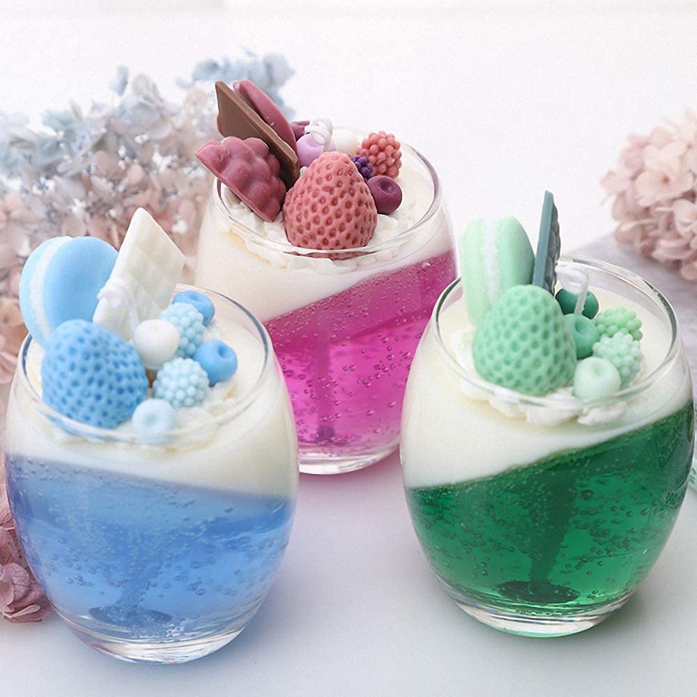 3 Cavity Strawberry Silicone Fondant Mold