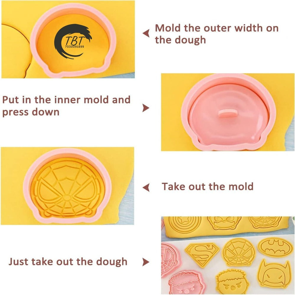 8 Pcs Baby Shower Theme Cookie And Fondant Cutter