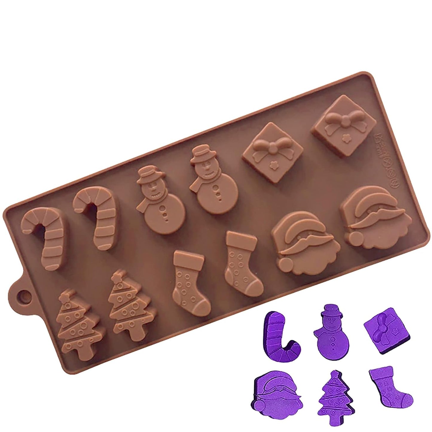 Christmas Celebration Silicone Chocolate Mold