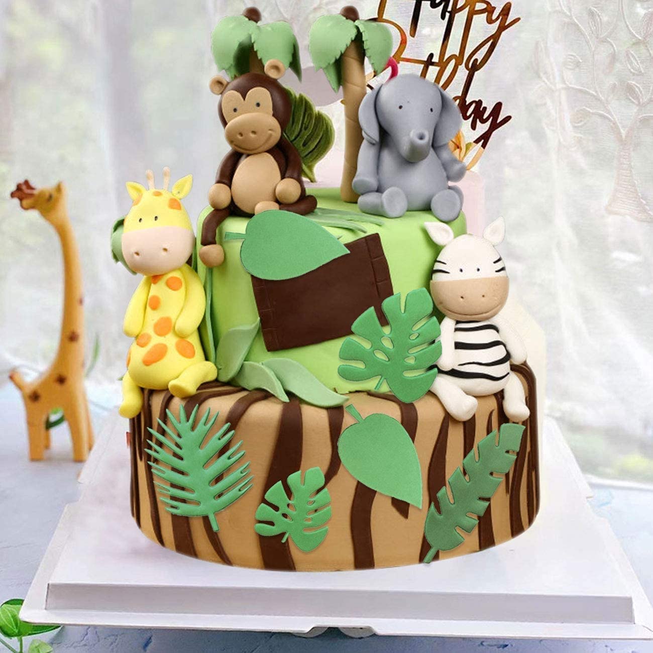 Tropical Leaf Cookie And Fondant Cutter Set