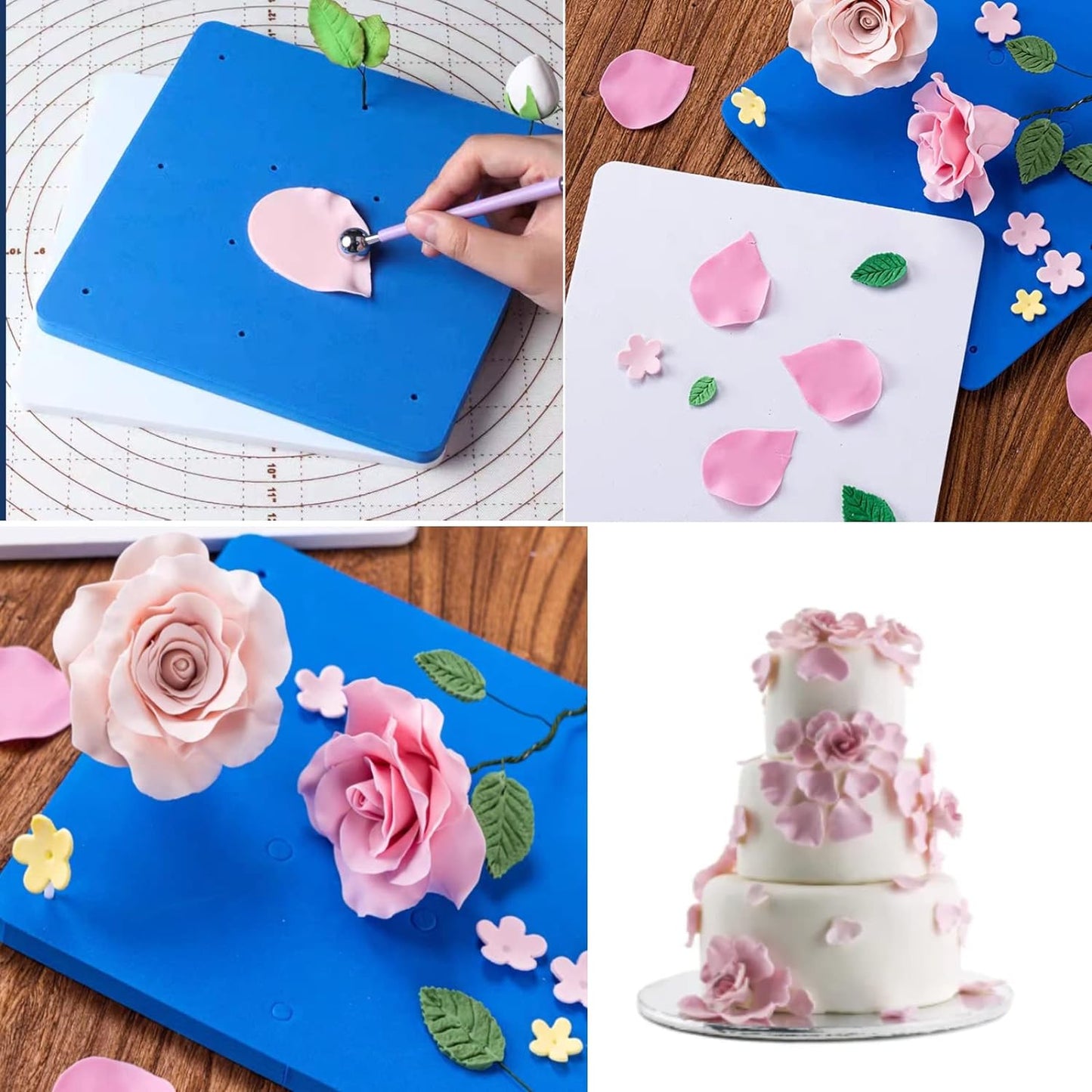2 Pcs Fondant Foam Pad