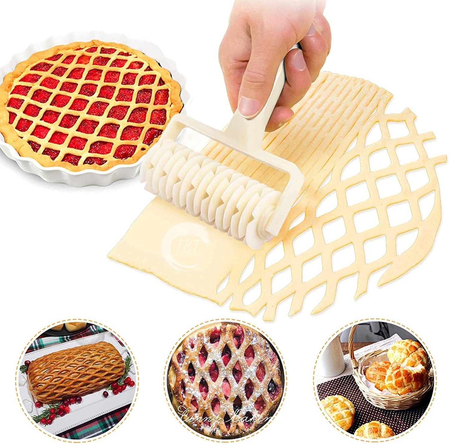 Pastry Lattice Roller Cutter