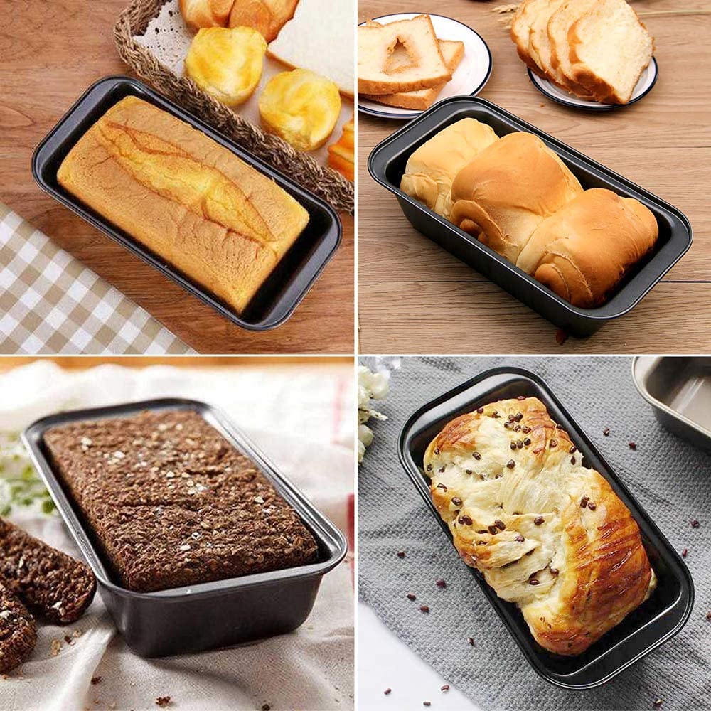 Carbon Steel Rectangle Cake Bread Loaf Pan 20 x 11 x 6 CM