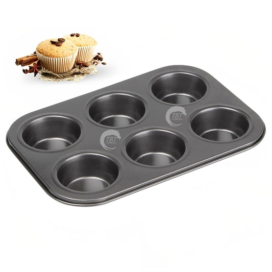Carbon Steel Muffin/Cupcake Tray - 6 Slot