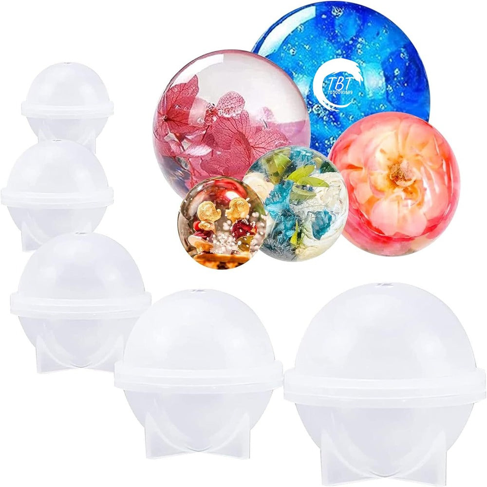 5 Pcs Ultimakes Silicone Ball Mold