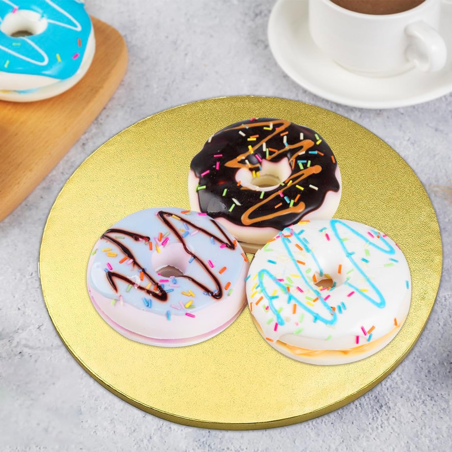 Round Golden Drum Board/Cake Drum Base 14 Inch