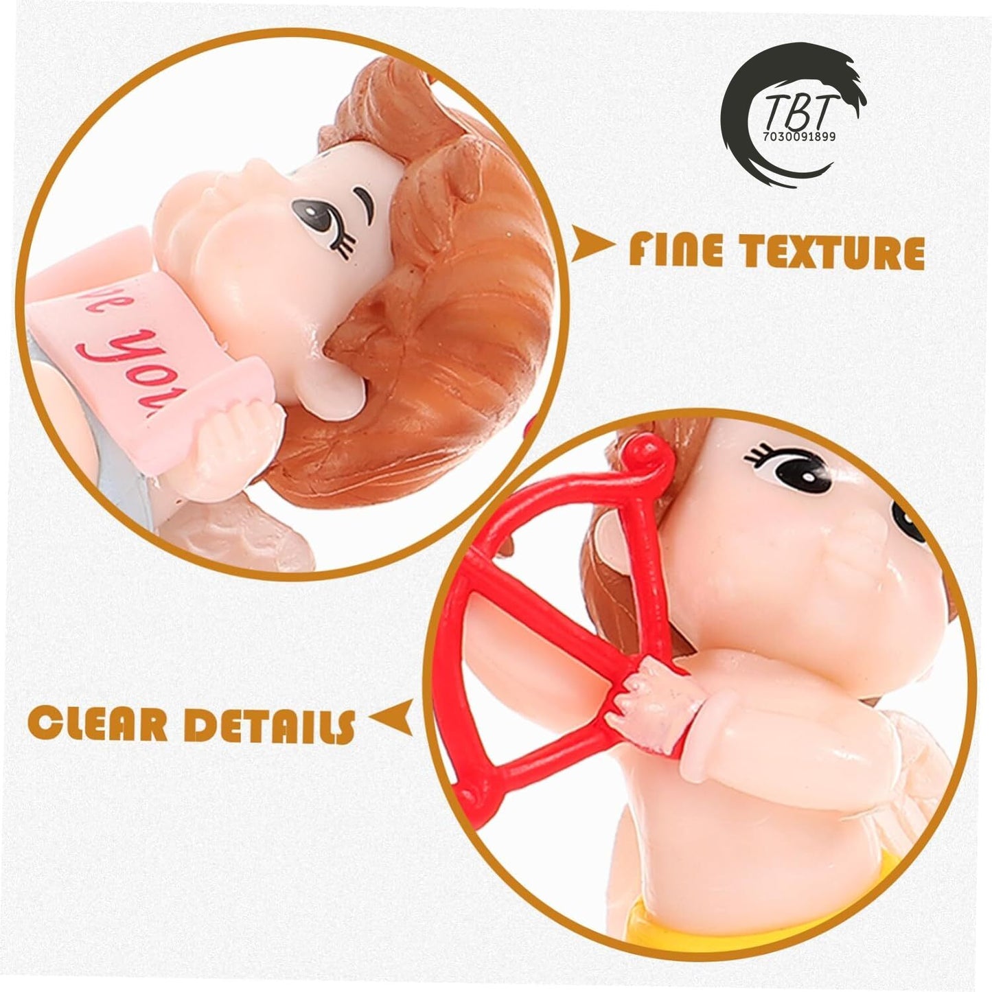 4Pcs Cupid Fairy Miniature Cake Toy