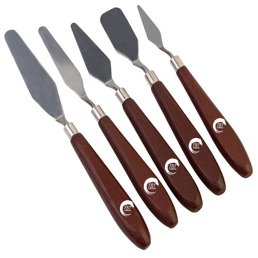 5 Pcs Stainless Steel Artists Palette Knife