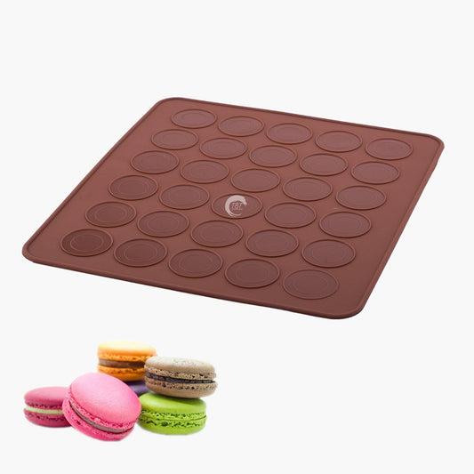 30 Cavity Silicone Round Macaron Baking Mat