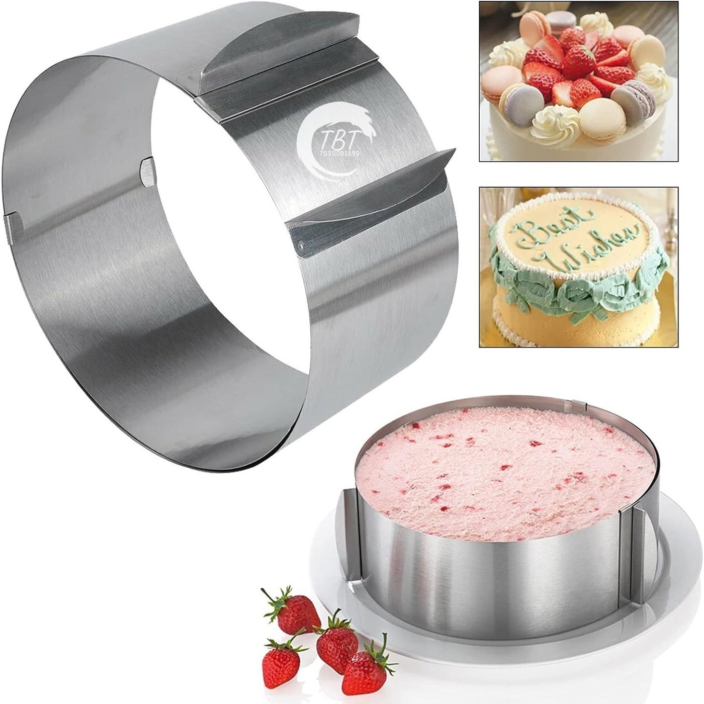 Stainless Steel Adjustable Cake Ring