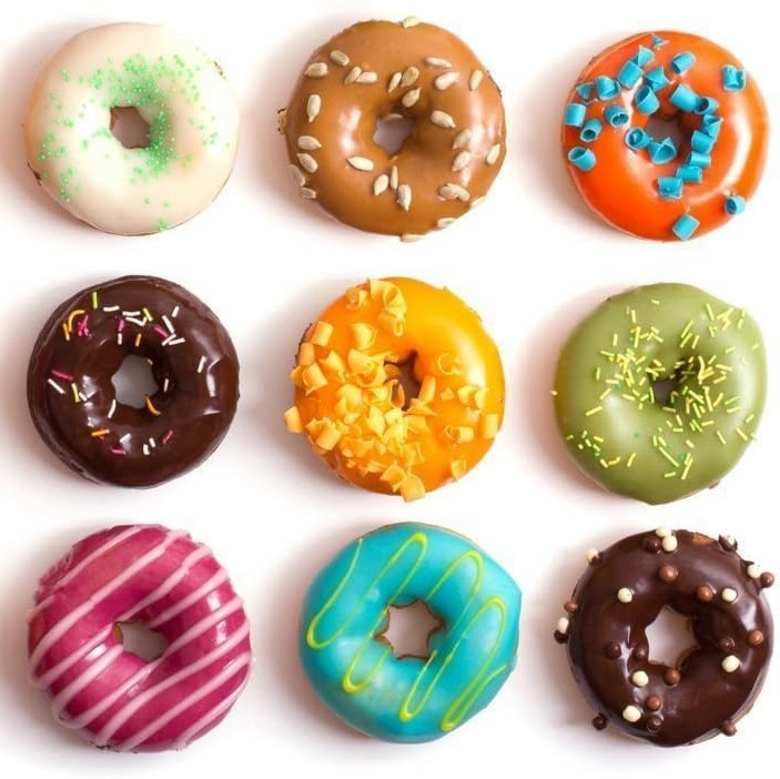 6 Cavity Silicone Donut Baking Mold