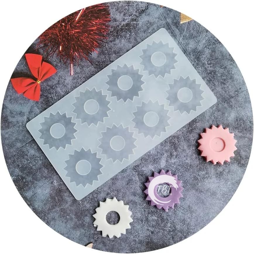Sunflower Shape Silicone Garnishing Sheet Mold