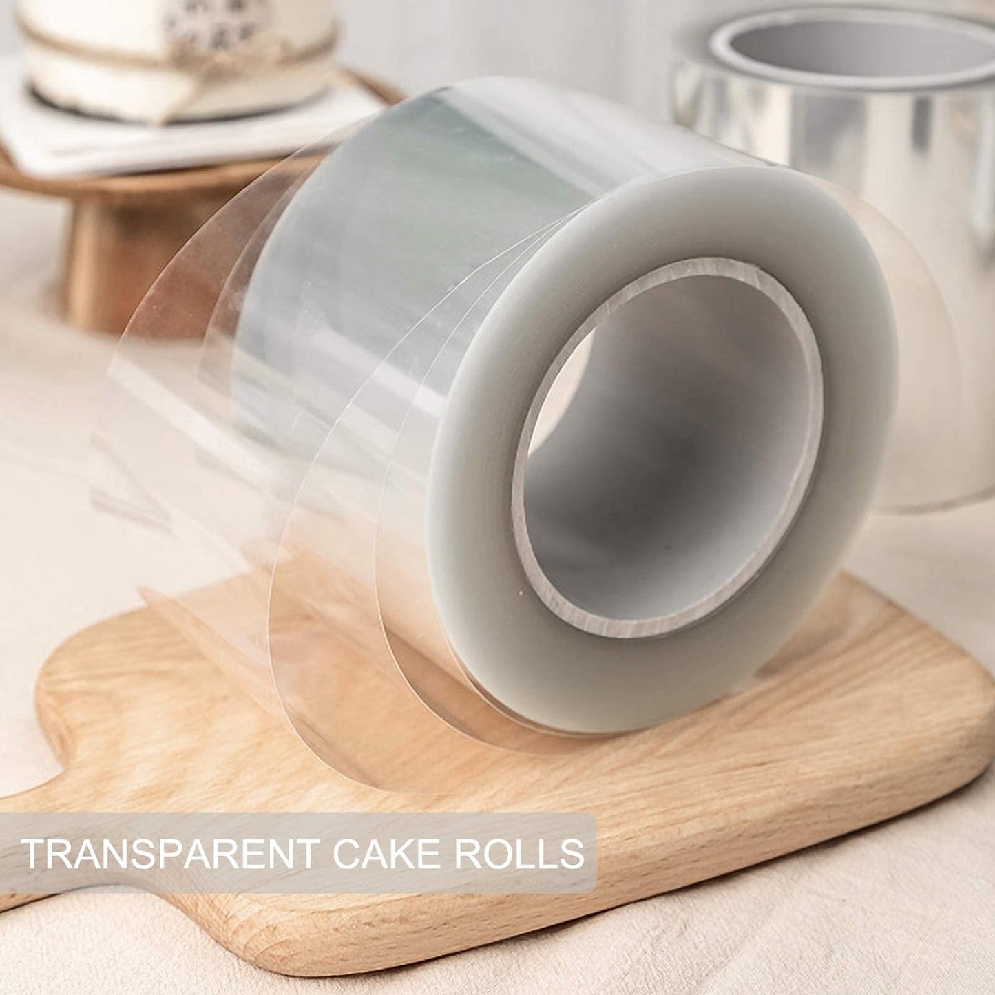 Transparent Cake And Pastry Collar Roll (1 Miter)