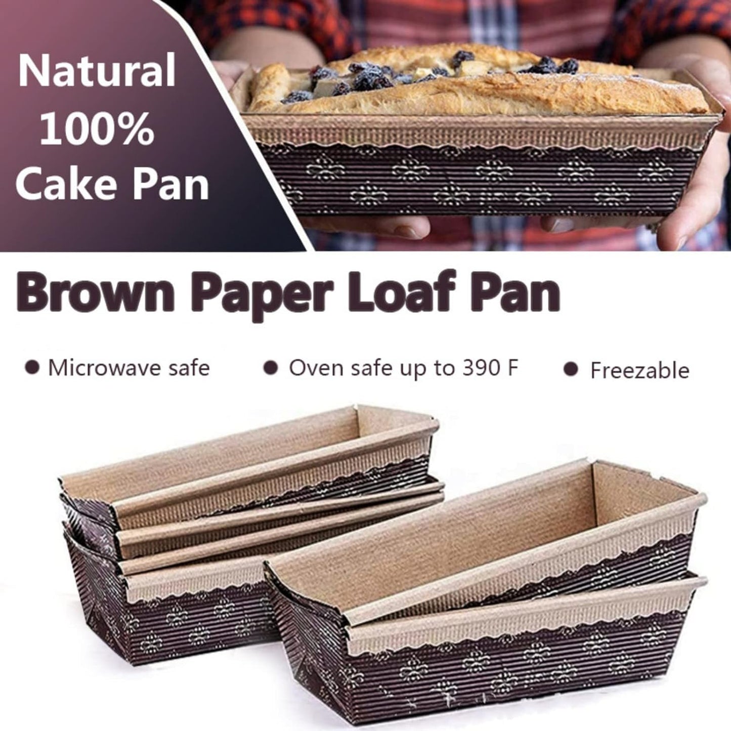 Paper Plumpy Loaf Pan Mold