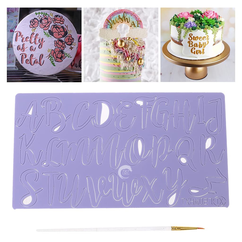 Funky DIY Acrylic Uppercase Alphabet Letter Embossed Stamp