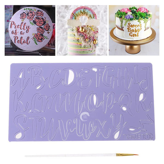 Funky DIY Acrylic Uppercase Alphabet Letter Embossed Stamp