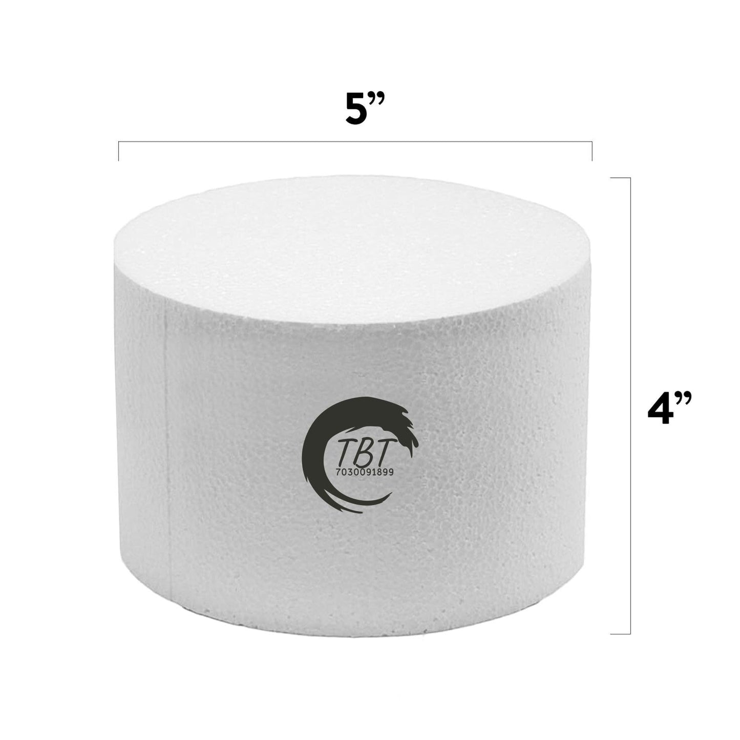 Round Cake Dummy 5x4 Inch