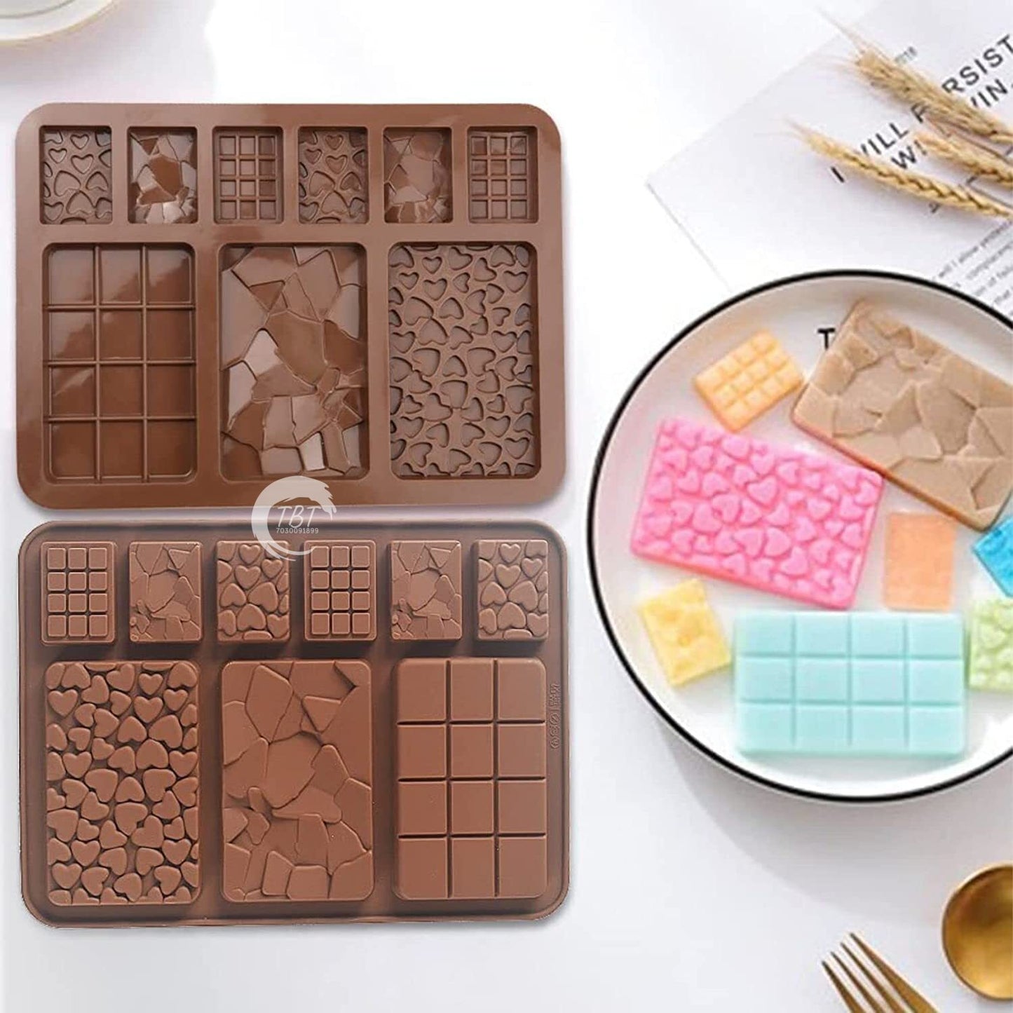 9 In 1 Mini Silicone Chocolate Mold