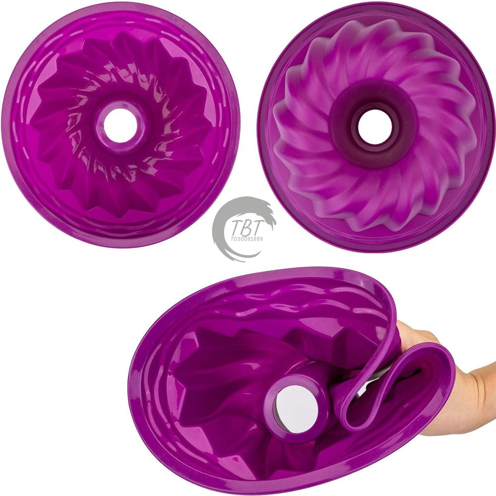 Silicone Bundt Cake Baking Mold