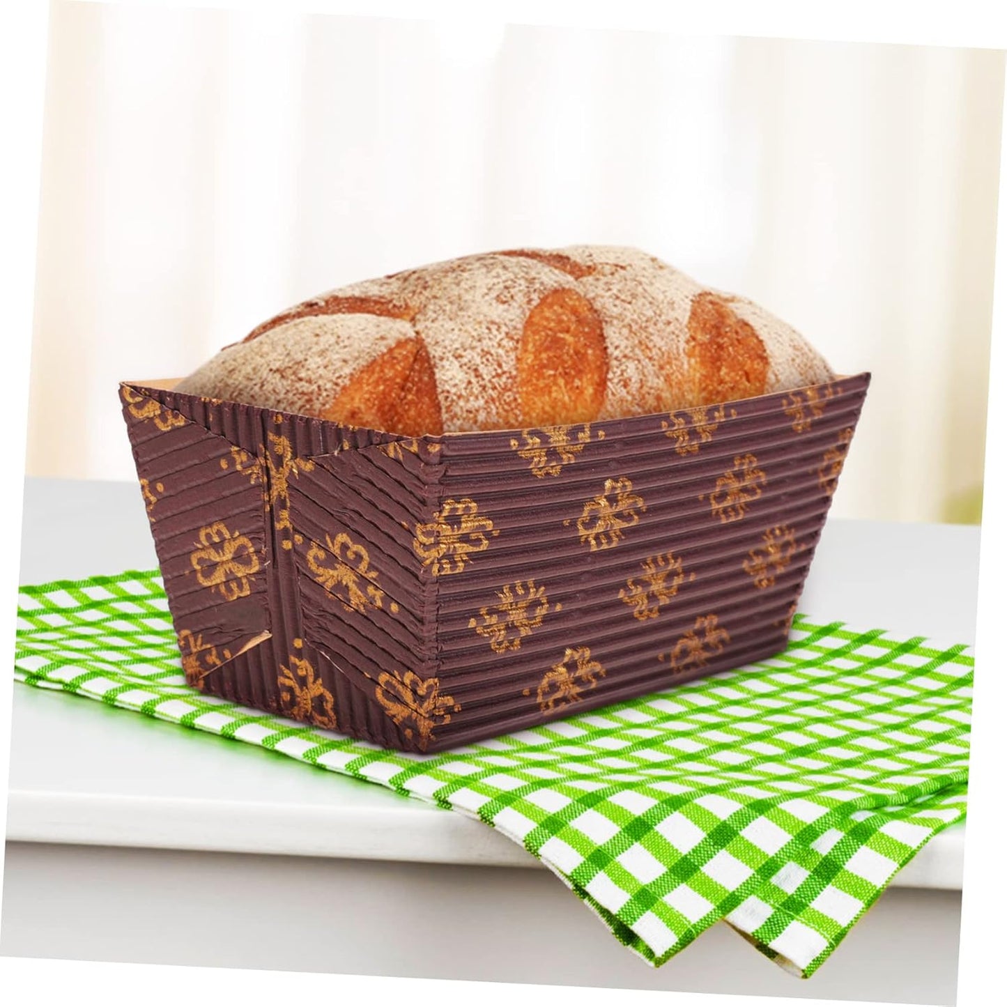 Paper Small Plumpy Loaf Pan Mold