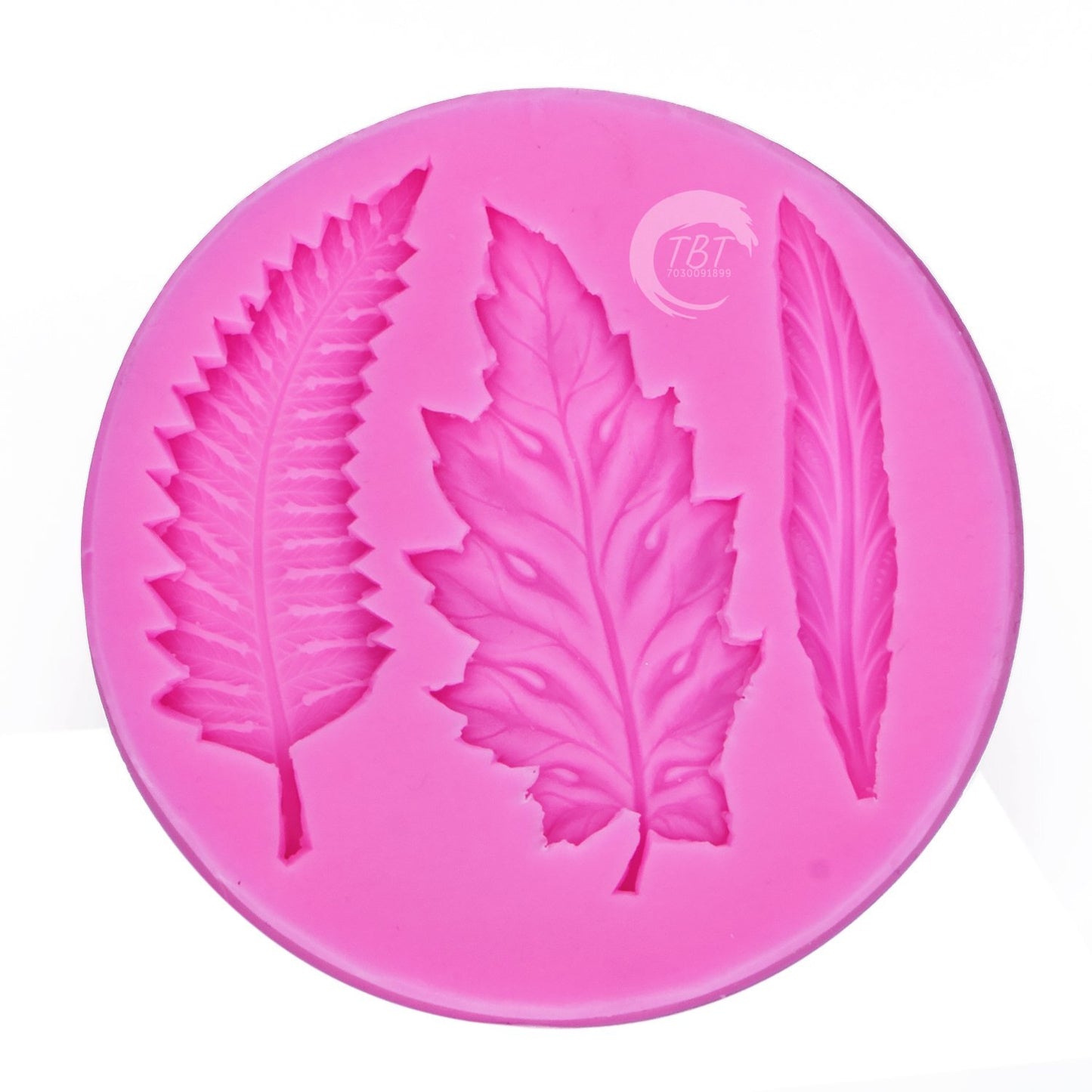 Leaves Feather Shape Silicone Fondant Mold