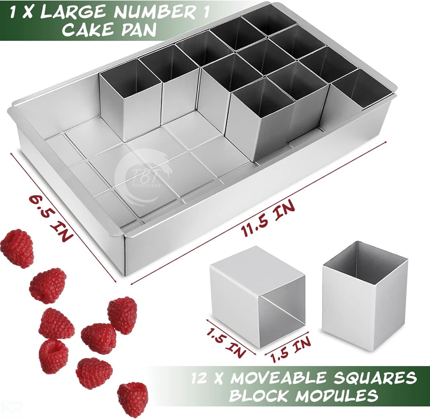 Alphabet & Number Cake Pan