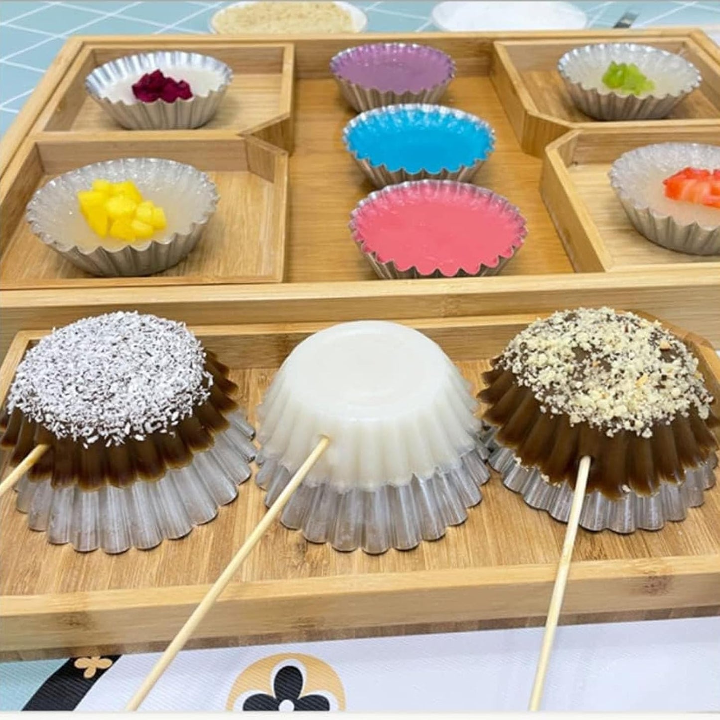 Aluminium Tart Cupcake jelly Mold (6cm x 6cm x 2.5ht)