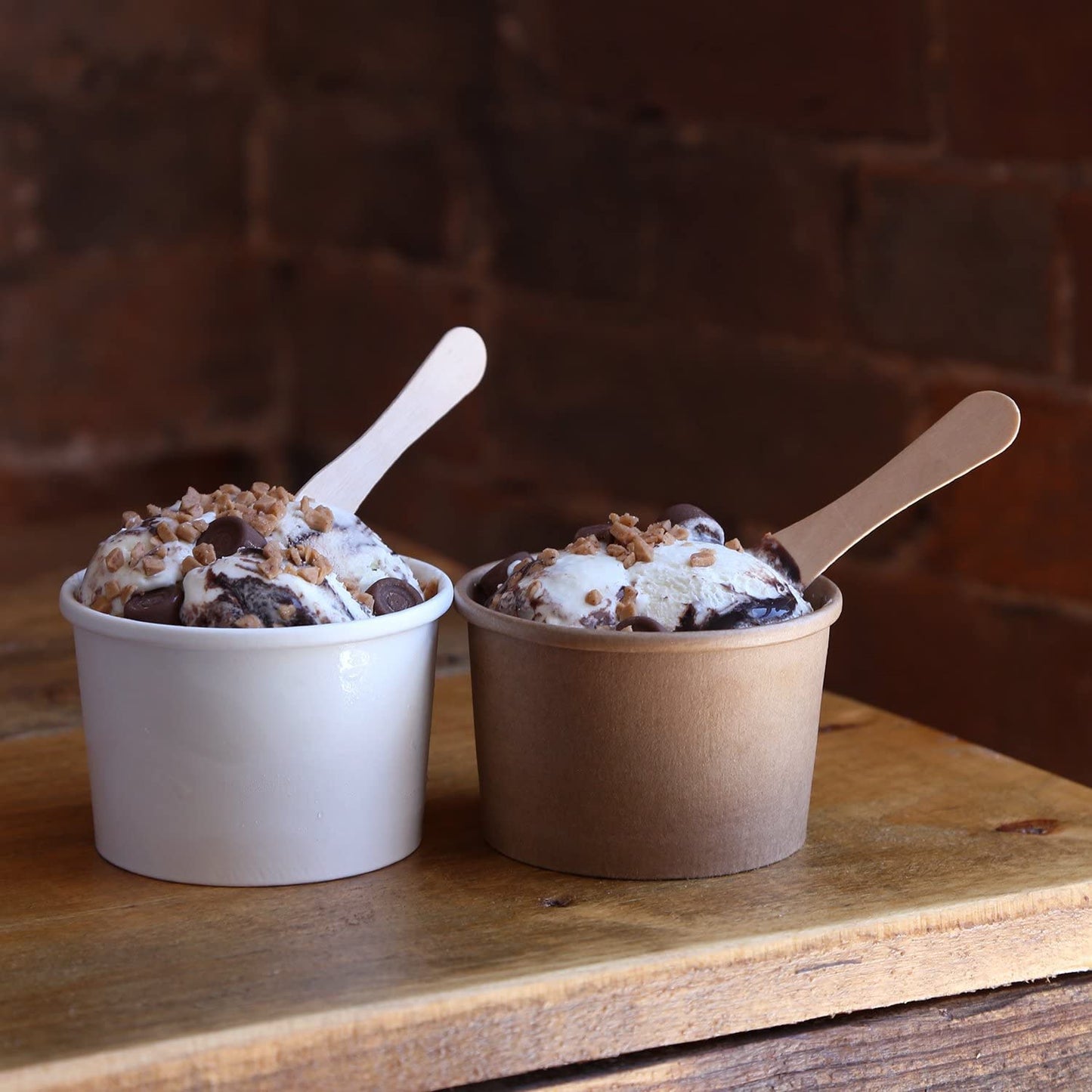 Wooden Ice Cream Spoon [ Pack Of 150 Pcs ]