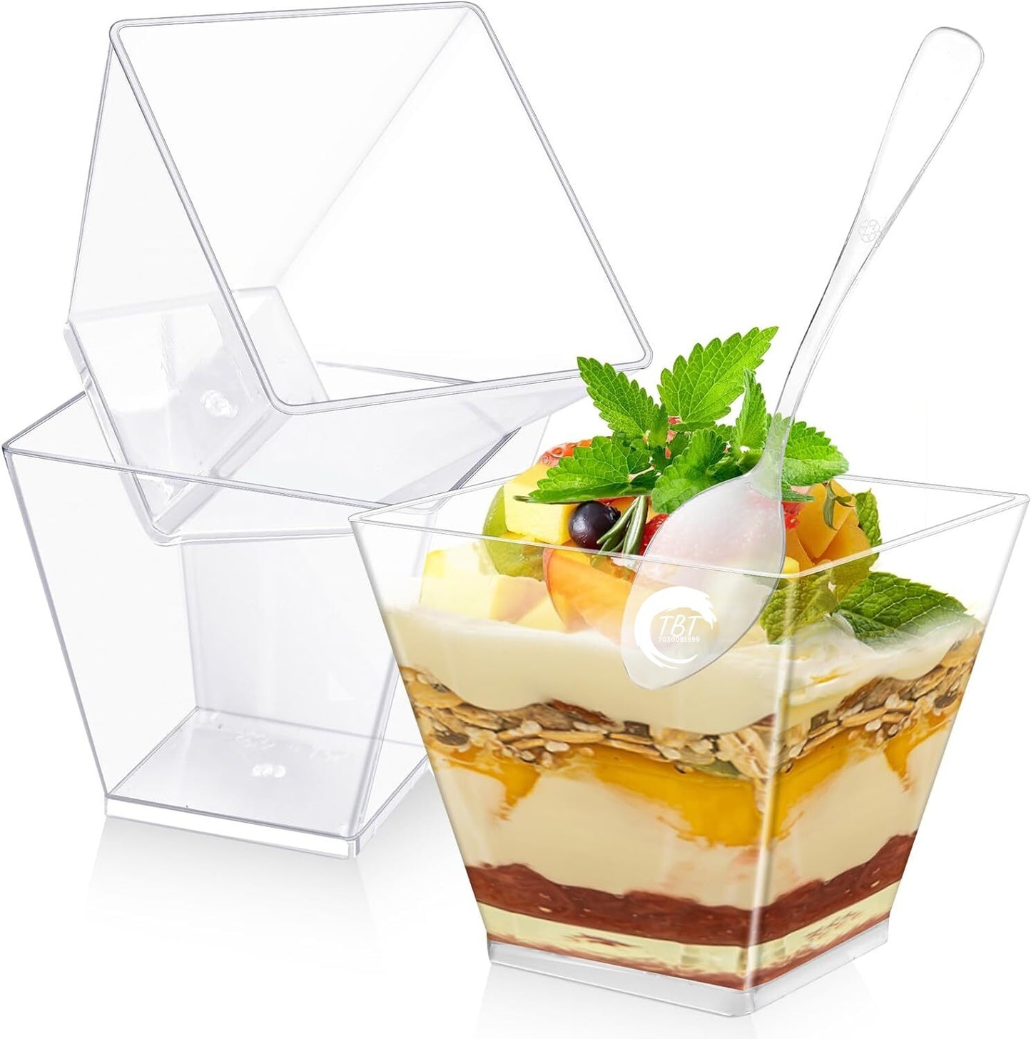 Square Mousse Dessert Cup