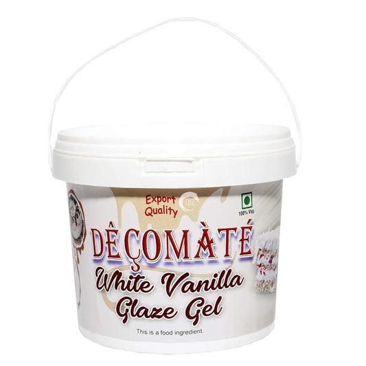 Decomate White Vanilla Glaze Gel 2.5 Kg