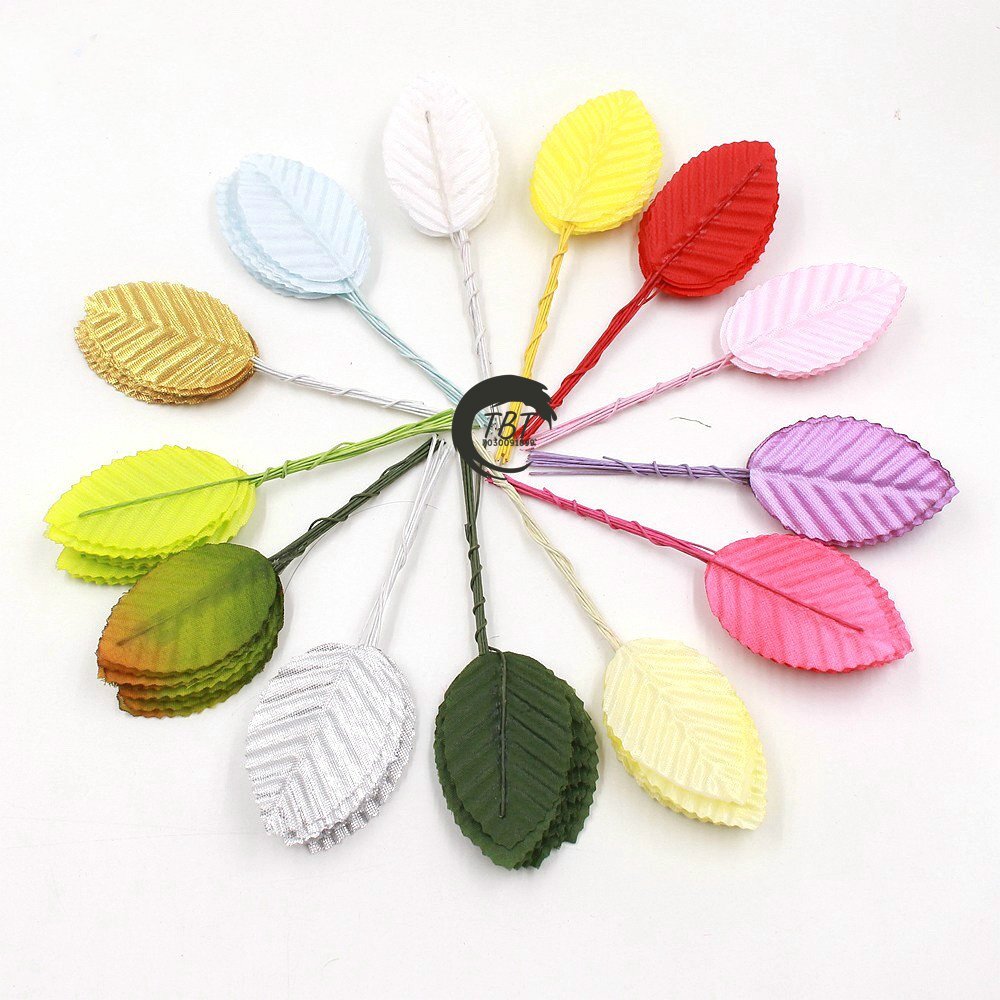 Artificial Leaves Flower Cake Decoration ( Pack Of 10 Pcs )