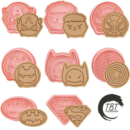 8 Pcs Baby Shower Theme Cookie And Fondant Cutter