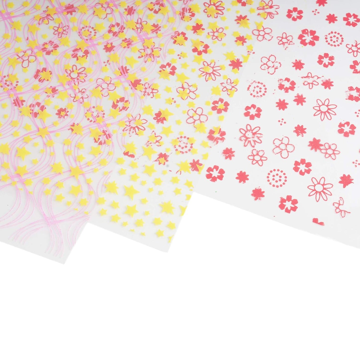 Blossom Chocolate Transfer Sheet for Designing On Chocolates 20 Pcs