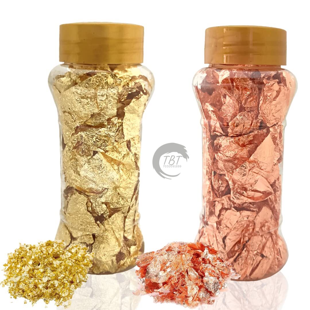 Non Edible Gold Foil Flake Bottle