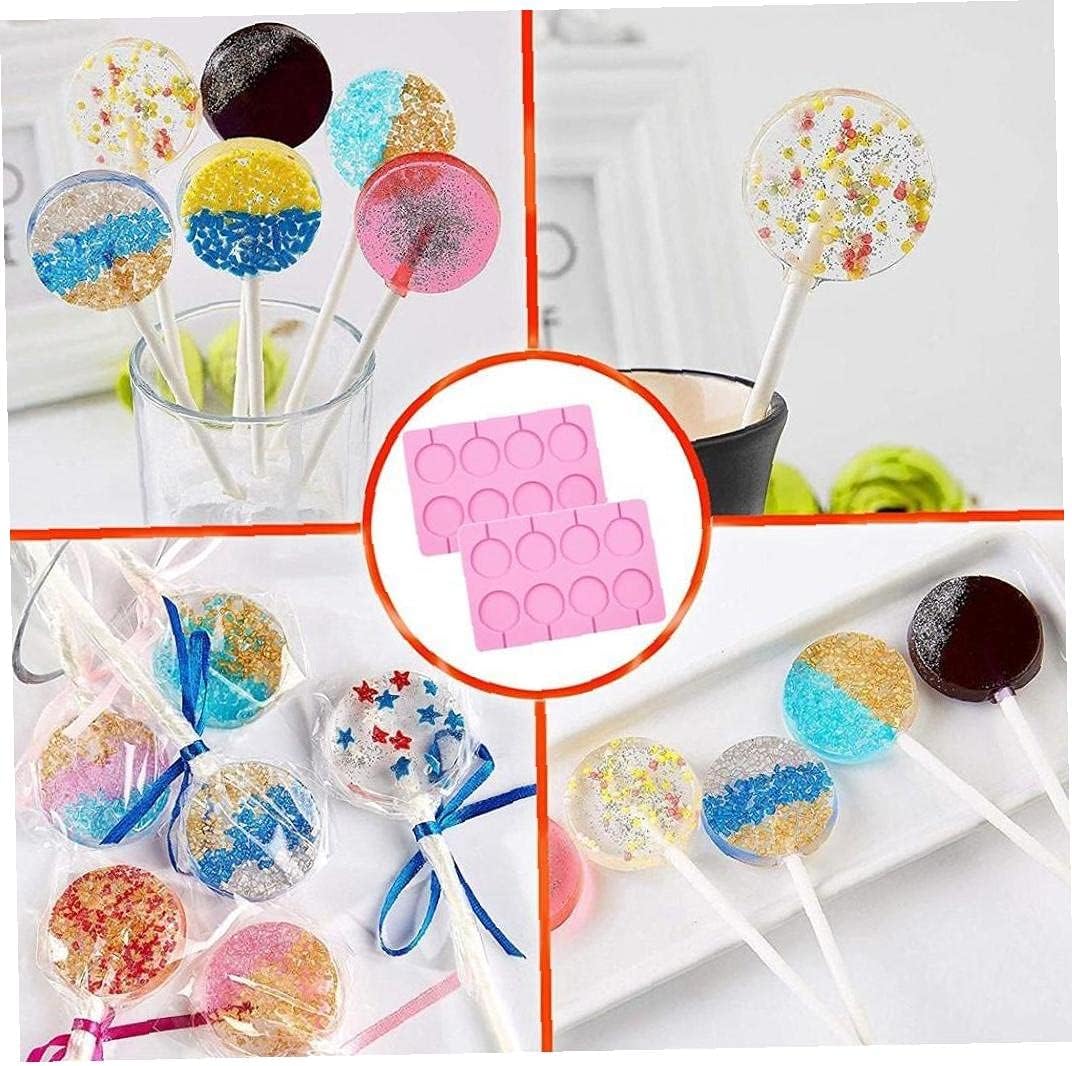 8 Cavity Silicone Lollipop Candy Mold
