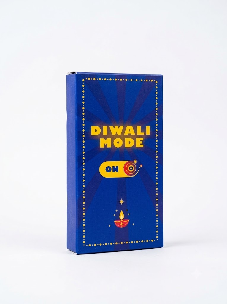 Diwali Theme Chocolate Big Bar Box (Pack of 10Pcs)