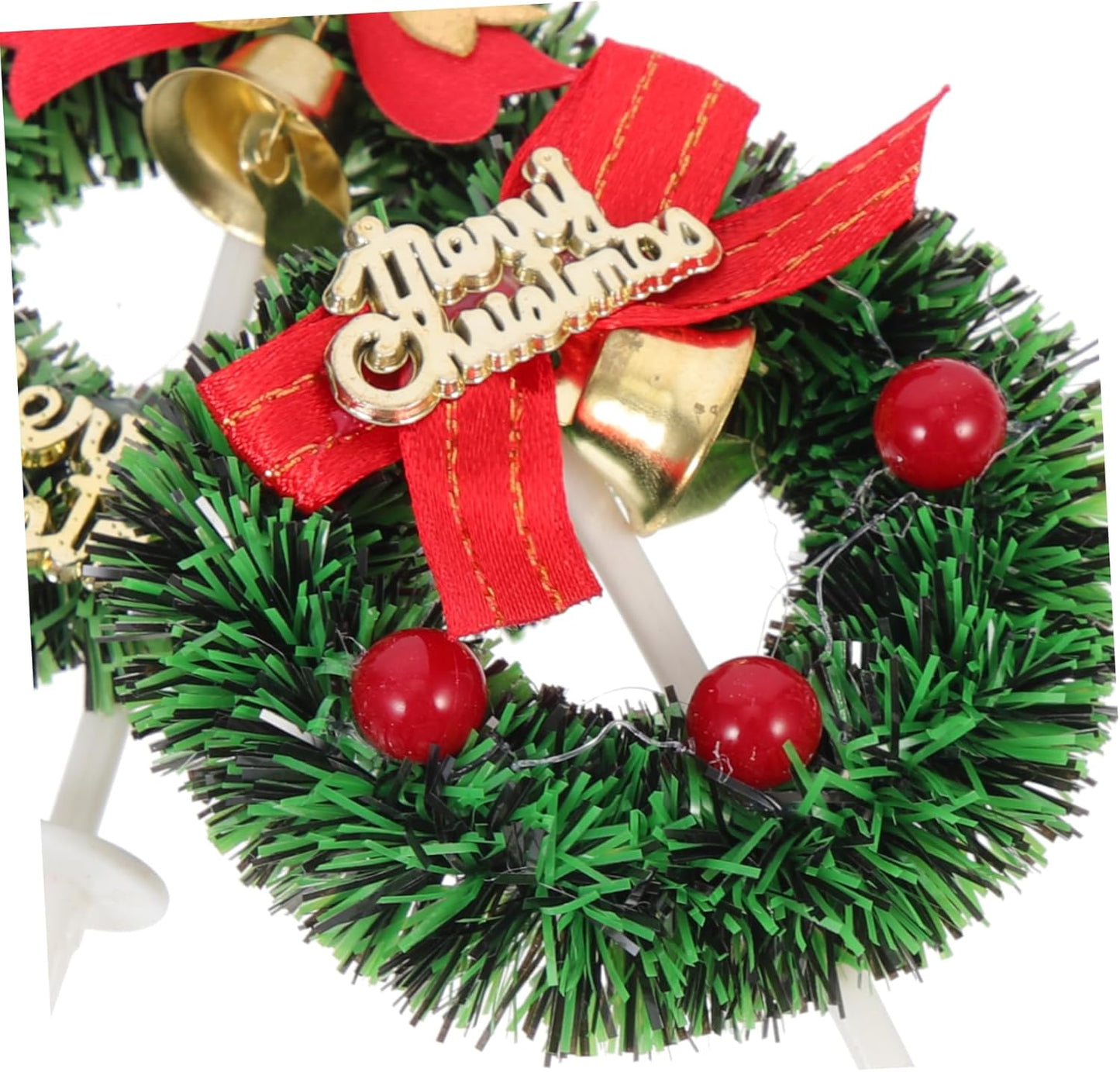 Christmas Mini Wreath Cake Topper
