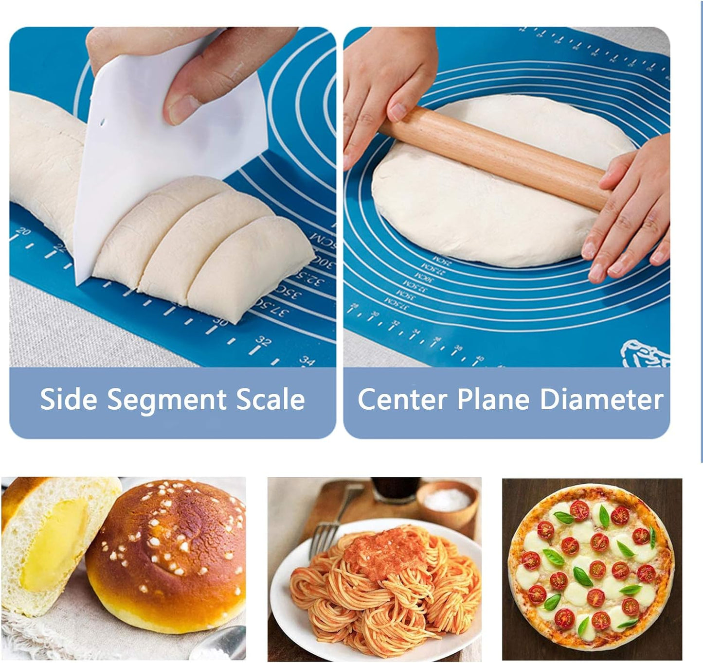 Silicone Fondant Rolling Mat 50x40CM