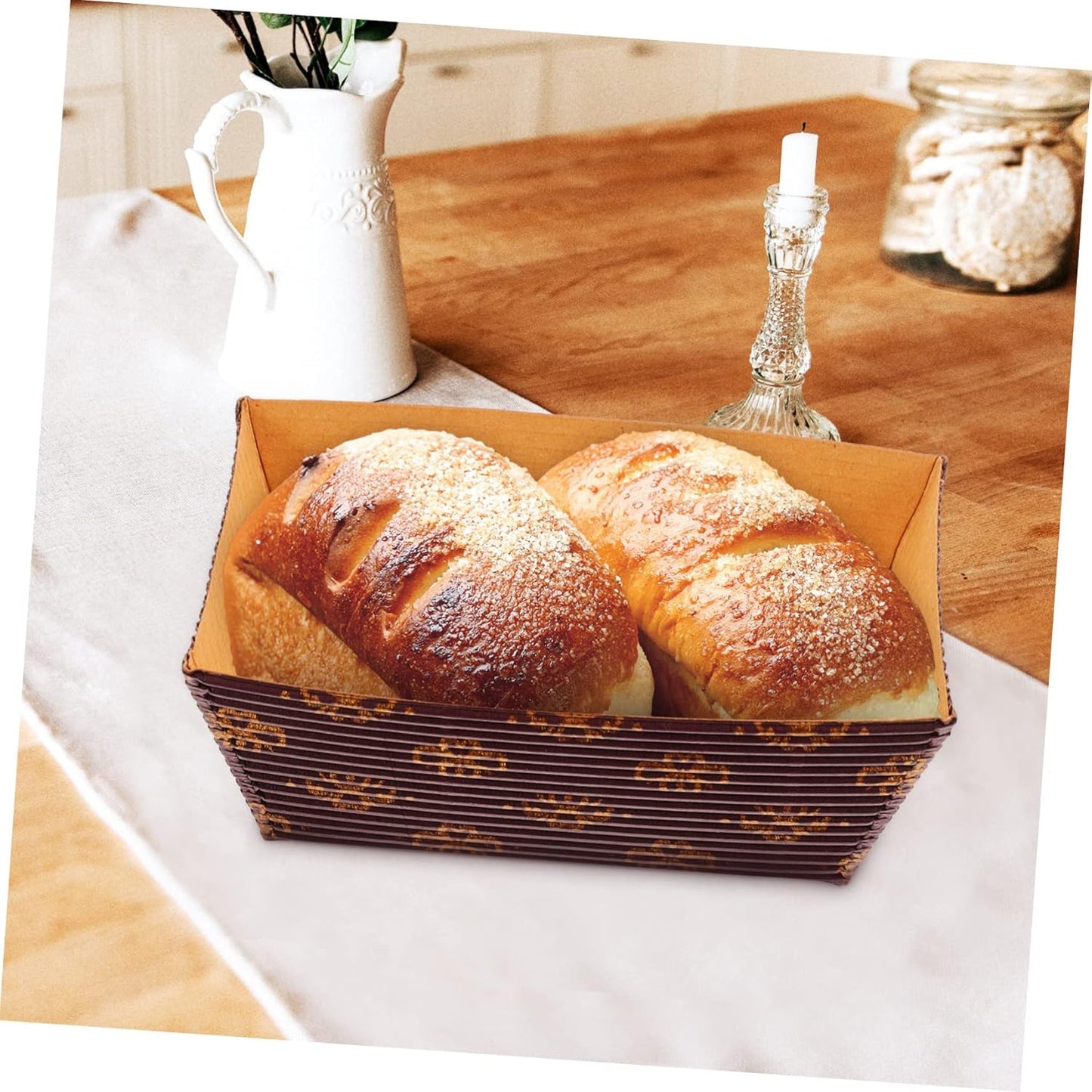 Paper Small Plumpy Loaf Pan Mold