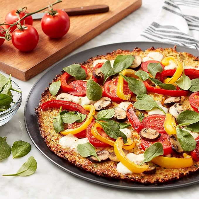 Carbon Steel Non-Stick Pizza Pan Pizza Tray - 22CM