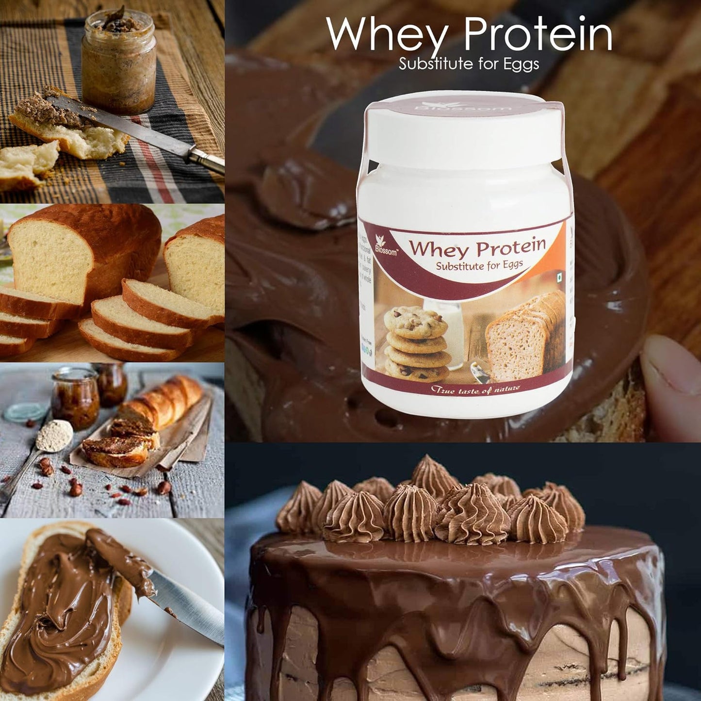 Blossom Whey Protein Substitute For Eggs 75 GM