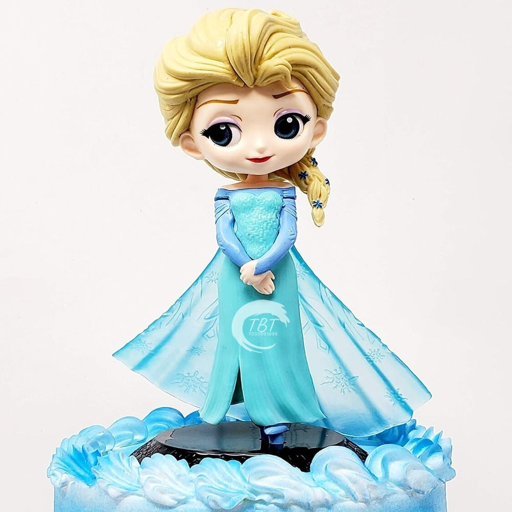 Frozen Queen Elsa Cake Topper Toy
